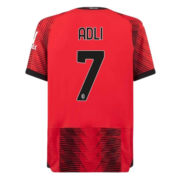 AC Milan Home Shirt 2023 2024 Adli (1)