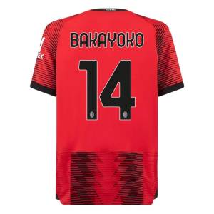 Maillot Milan AC Domicile 2023 2024 Bakayoko (1)