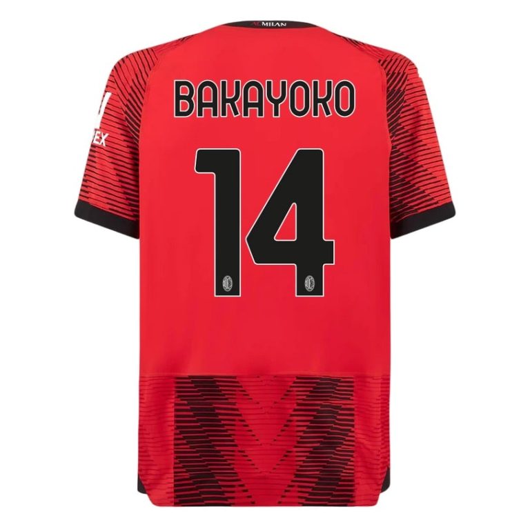 AC Milan Home Jersey 2023 2024 Bakayoko (1)