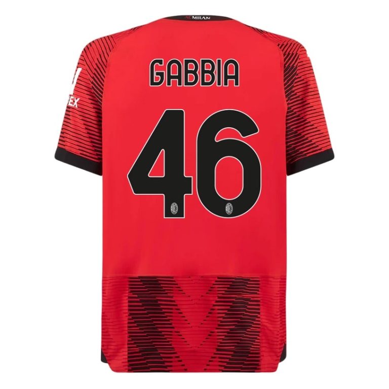 AC Milan Home Shirt 2023 2024 Gabbia (1)