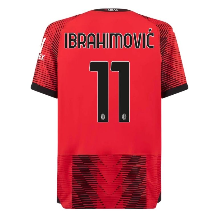 Maillot Milan AC Domicile 2023 2024 Ibrahimovic (1)