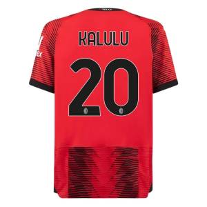 Maillot Milan AC Domicile 2023 2024 Kalulu (1)