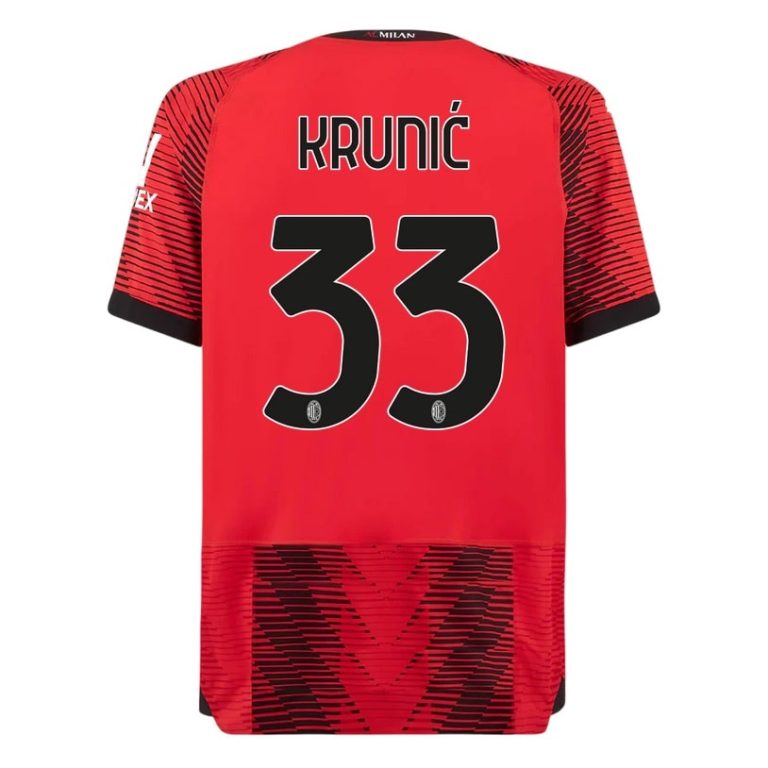 AC Milan Home Shirt 2023 2024 Krunic (1)
