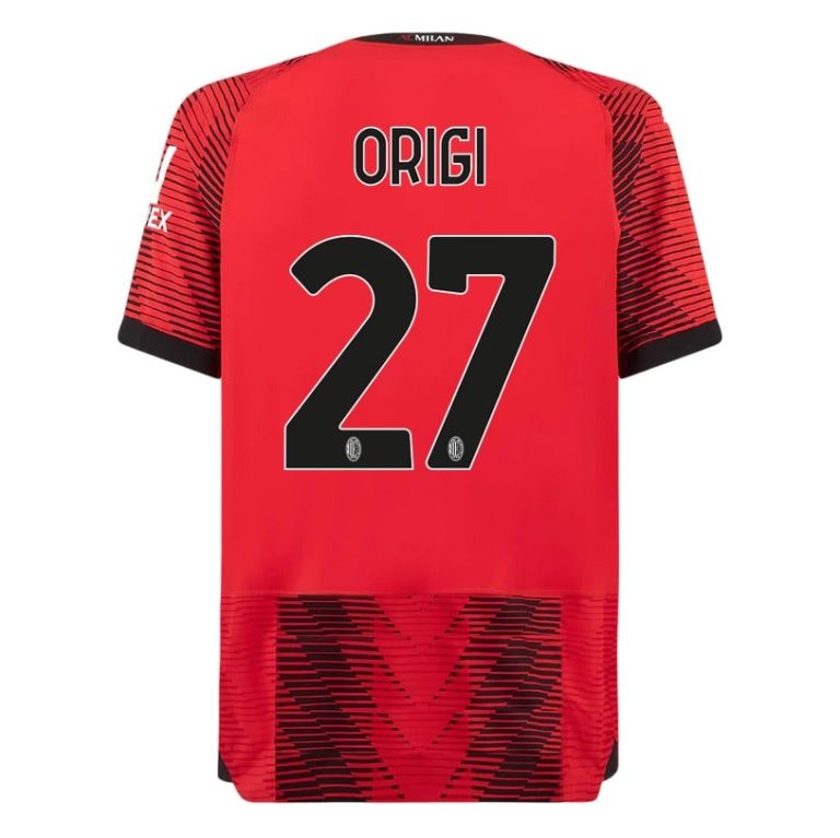 AC Milan Home Shirt 2023 2024 Origi (1)