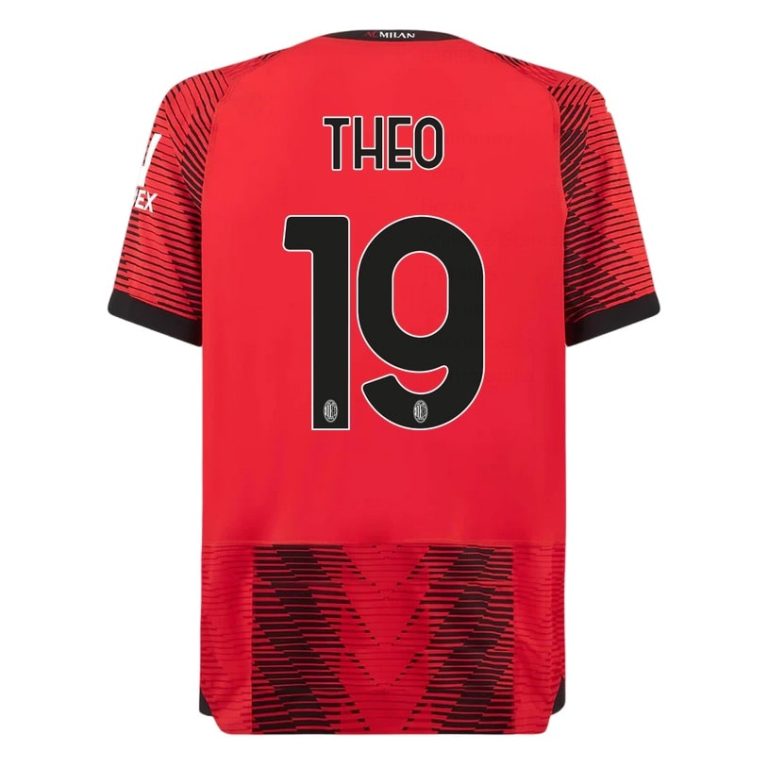 AC Milan Home Shirt 2023 2024 Theo (1)