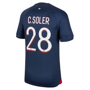 PSG Home Shirt 2023 2024 C.Soler (2)