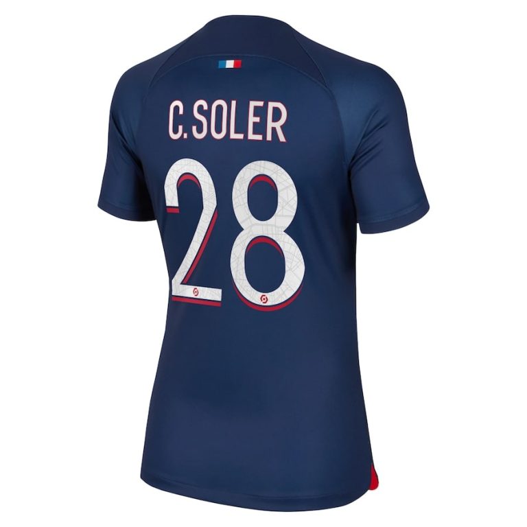 Maillot PSG Domicile 2023 2024 Femme C.Soler (2)