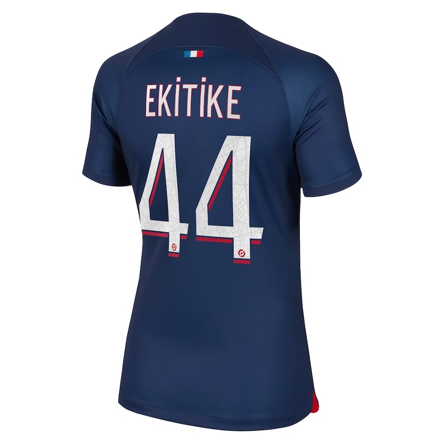 Maillot PSG Domicile 2023 2024 Femme Ekitike (2)