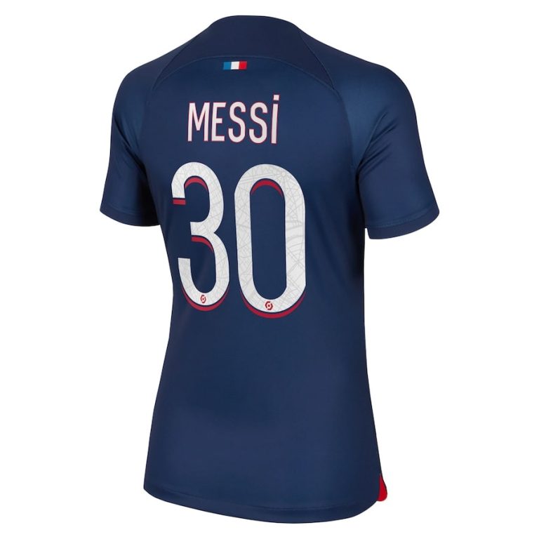 Maillot PSG Domicile 2023 2024 Femme Messi (2)
