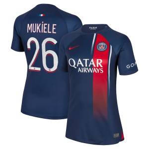 Maillot PSG Domicile 2023 2024 Femme Mukiele (1)