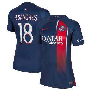 PSG Home Shirt 2023 2024 Woman R.Sanches (1)