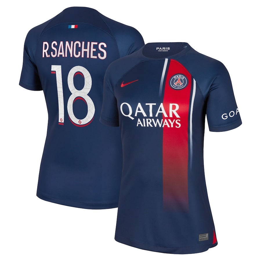 Maillot PSG Domicile 2023 2024 Femme R.Sanches (1)