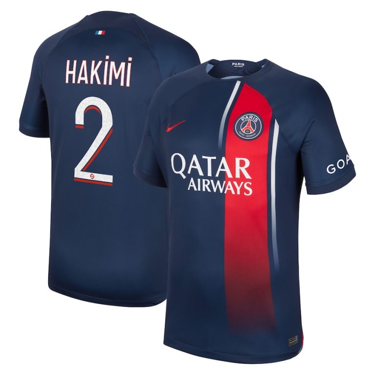 PSG Home Shirt 2023 2024 Hakimi (1)