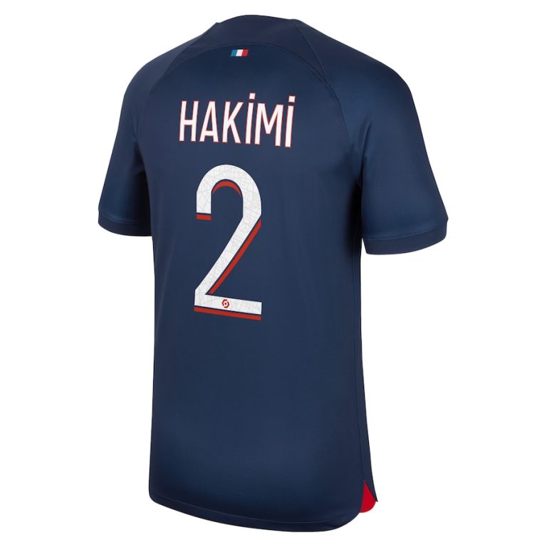 Maillot PSG Domicile 2023 2024 Hakimi (2)