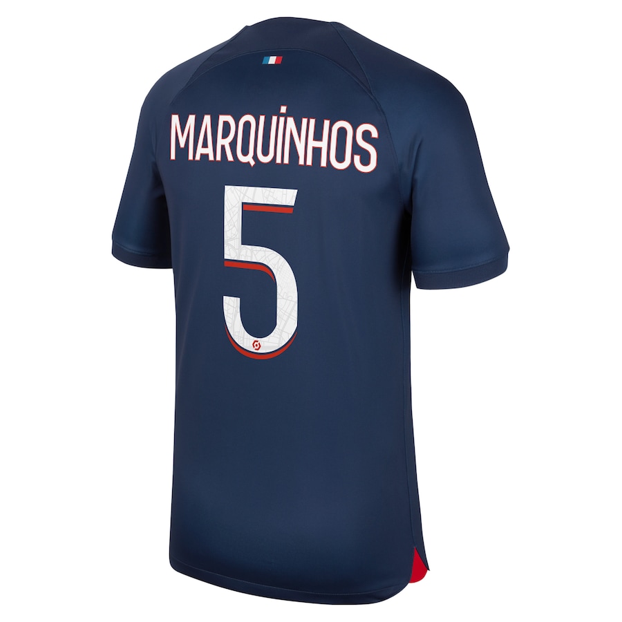 Maillot PSG Domicile 2023 2024 Marquinhos (2)