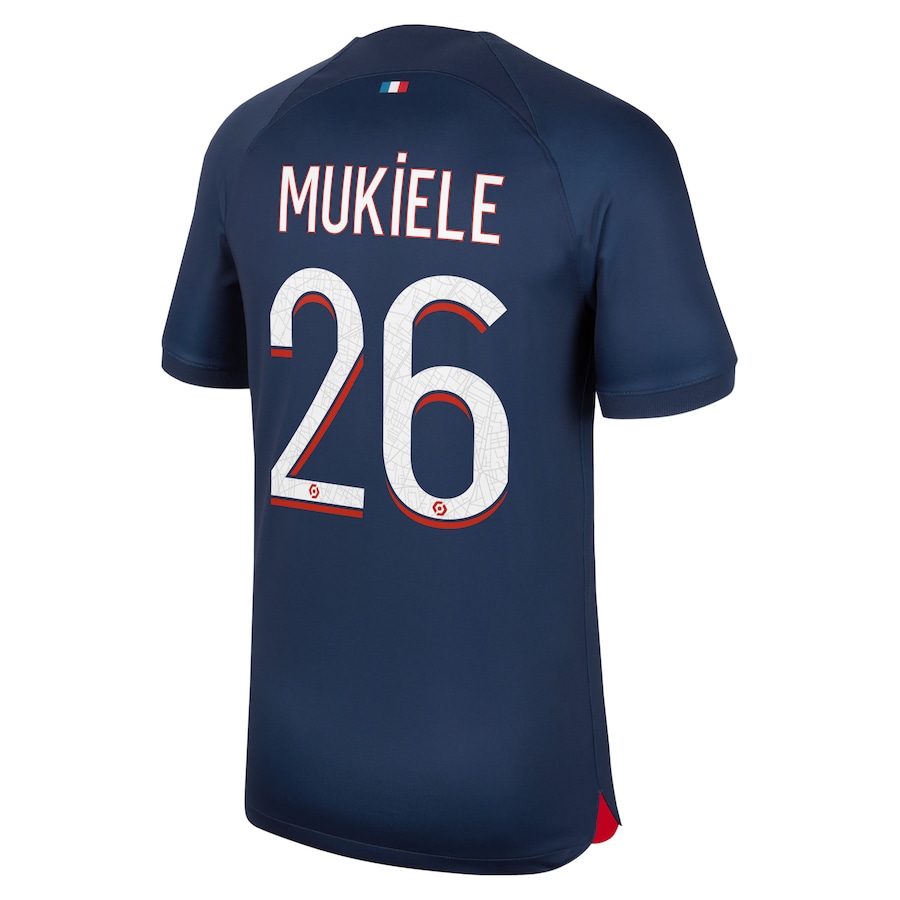 Maillot PSG Domicile 2023 2024 Mukiele (2)