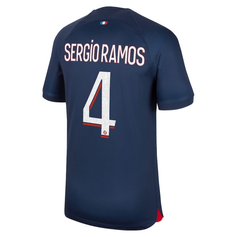 PSG Home Shirt 2023 2024 Sergio Ramos (2)