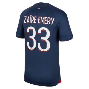 Maillot PSG Domicile 2023 2024 Zaïre-Emery (2)