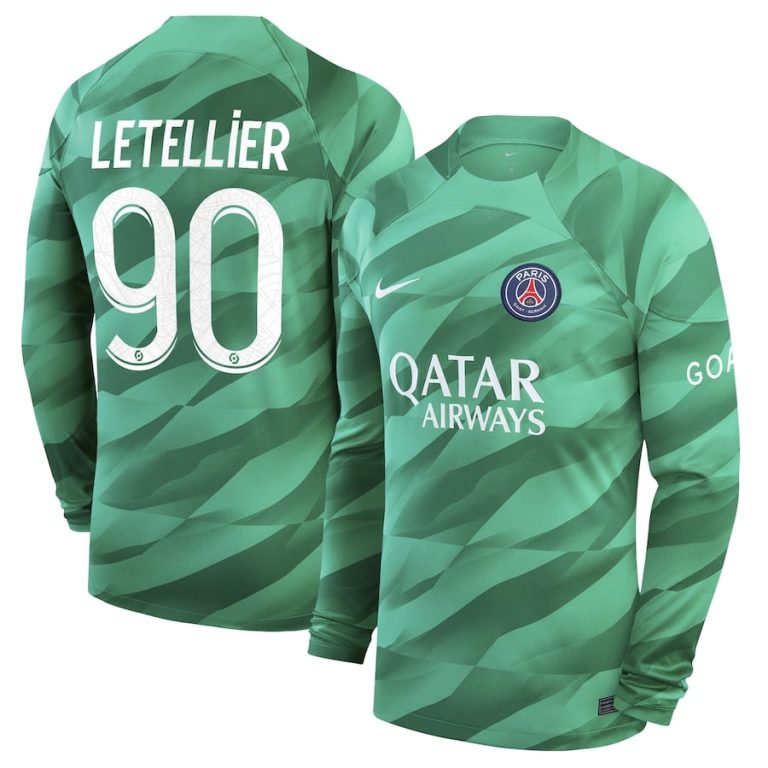 PSG Home Goalkeeper Jersey 2023 2024 Letellier (1)