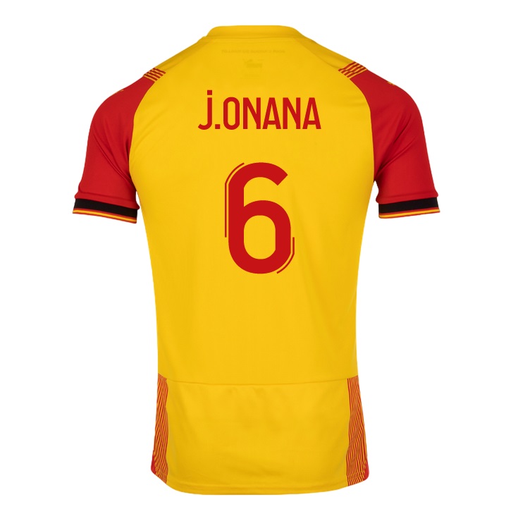 Maillot RC Lens Domicile 2023 2024 J.Onana (1)