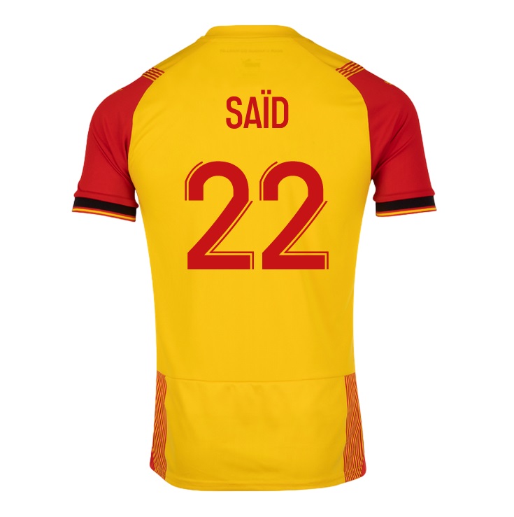 Maillot RC Lens Domicile 2023 2024 Saïd (1)