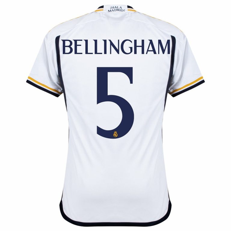 Real Madrid Primera Equipación 2023 2024 Bellingham Camiseta Niño