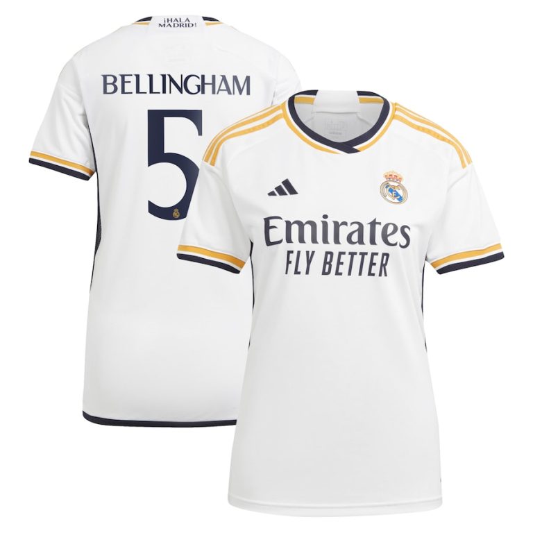 Real Madrid Home Shirt 2023 2024 Woman Bellingham FSPRO