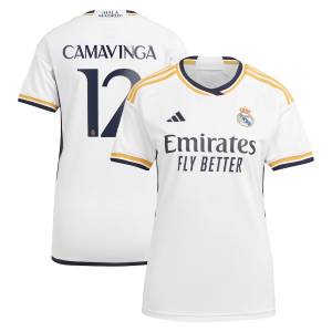 Real Madrid Home Shirt 2023 2024 Woman Camavinga (1)