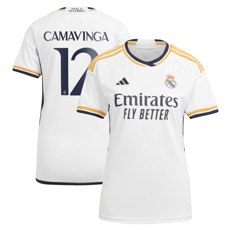 Real Madrid Home Shirt 2023 2024 Woman Camavinga (1)