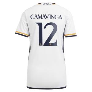 Real Madrid Home Shirt 2023 2024 Woman Camavinga (2)
