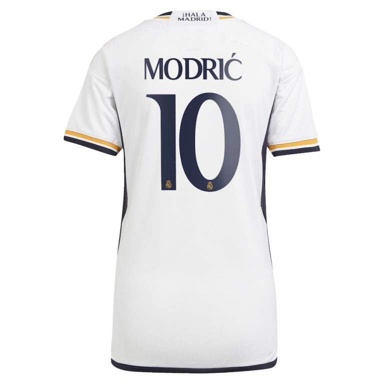 Real Madrid Home Shirt 2023 2024 Modric Woman (2)