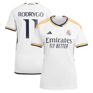 Real Madrid Home Jersey 2023 2024 Woman Rodrygo (1)
