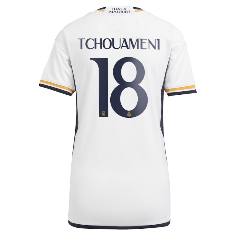 Real Madrid Home Shirt 2023 2024 Woman Tchouaméni (2)