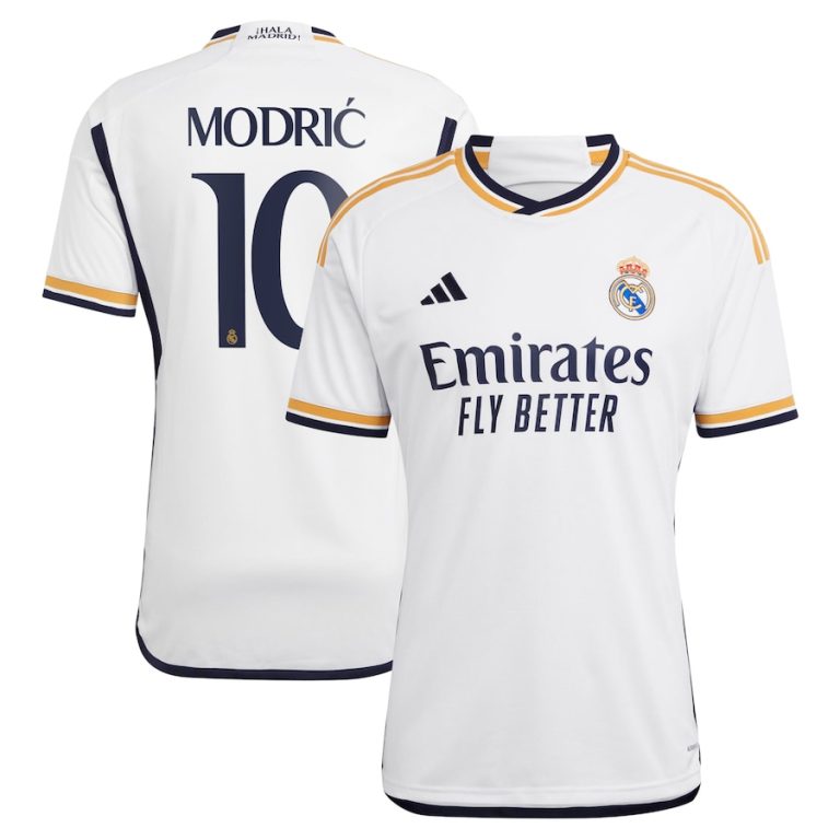 Real Madrid Home Shirt 2023 2024 Modric (1)