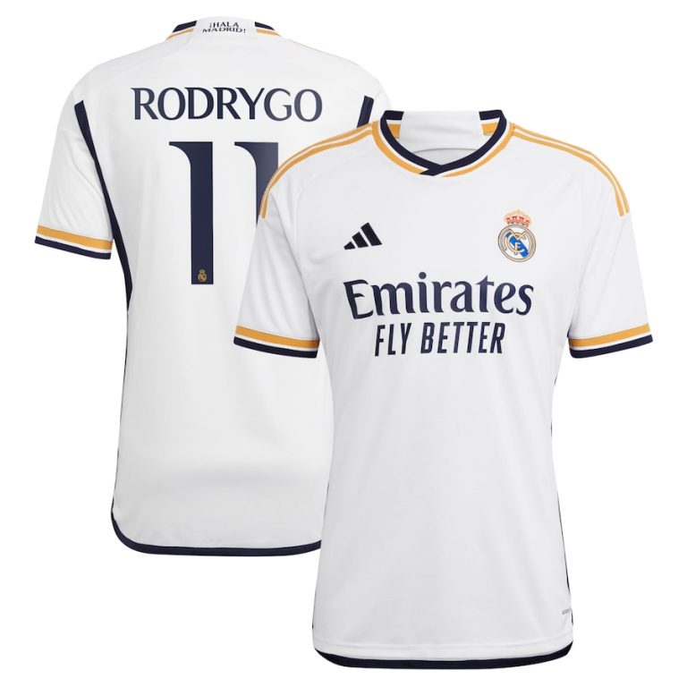 Real Madrid Home Shirt 2023 2024 Rodrygo (1)