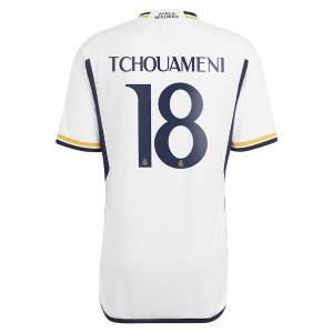Real Madrid Home Shirt 2023 2024 Tchouaméni (2)