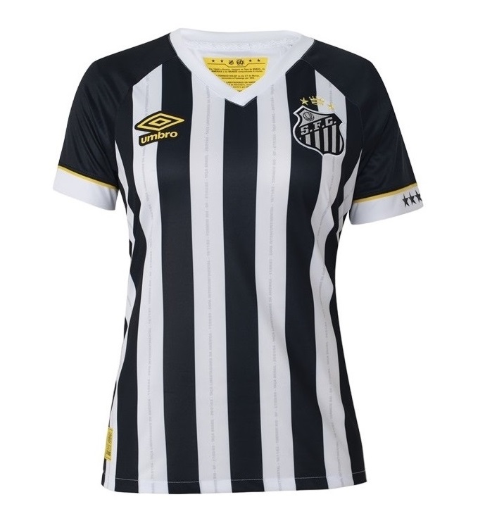 Camiseta Santos FC Segunda 2023 2024 Mujer Fútbol de pie profesional