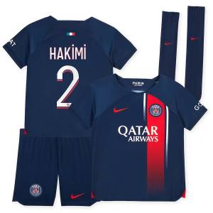 Maillot kit Enfant PSG Domicile 2023 2024 Hakimi (1)