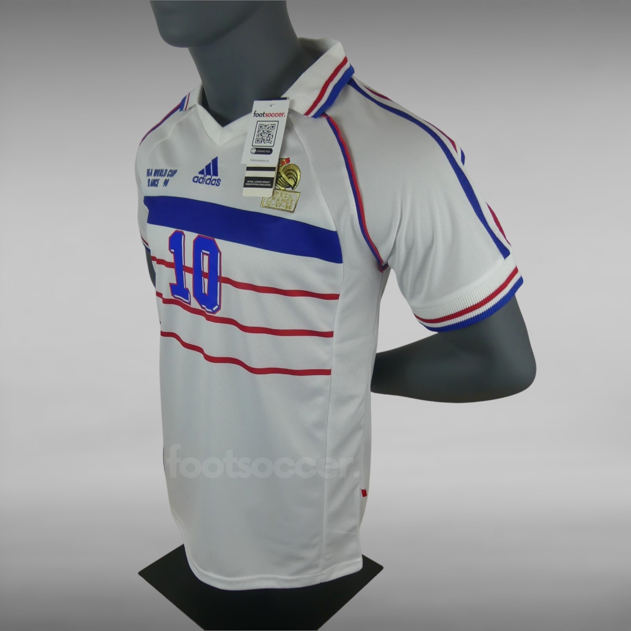 Maillot France 98 Zidane Extérieur (3)