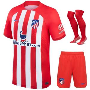 Maillot Kit Enfant Atletico Madrid 2023 2024 Domicile