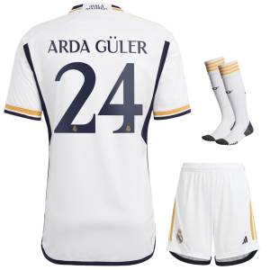 Maillot Kit Enfant Real Madrid 2023 2024 Domicile Arda Guler.1