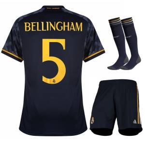 Maillot Kit Enfant Real Madrid Extérieur 2023 2024 Bellingham (1)