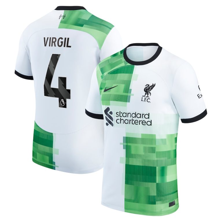 Liverpool Away Shirt 2023 2024 Virgil (1)