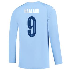 Manchester City 2023 2024 Home Long Sleeve Shirt Haaland (2)