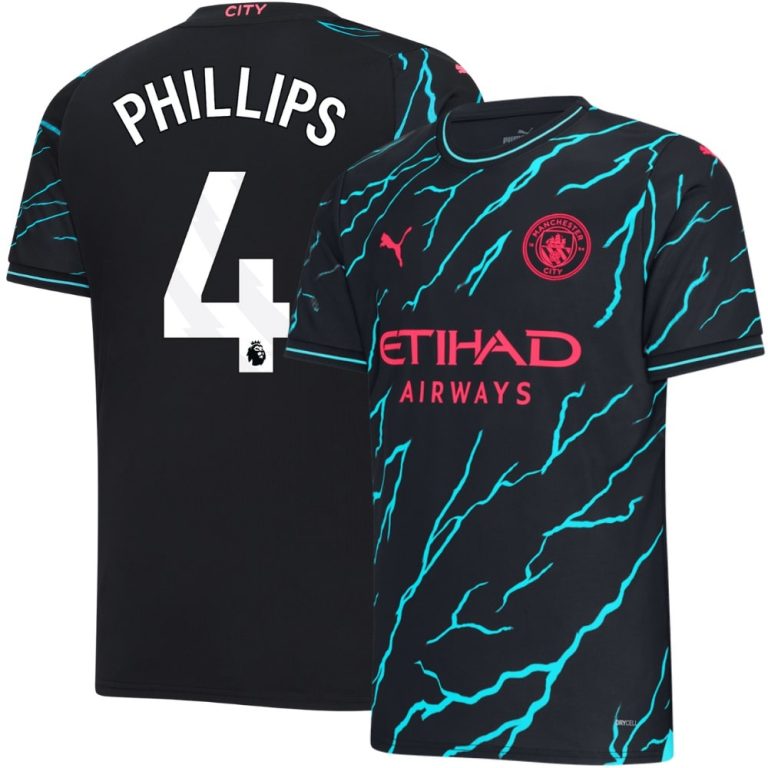 Maillot Manchester City 2023 2024 Third Phillips Foot Soccer Pro