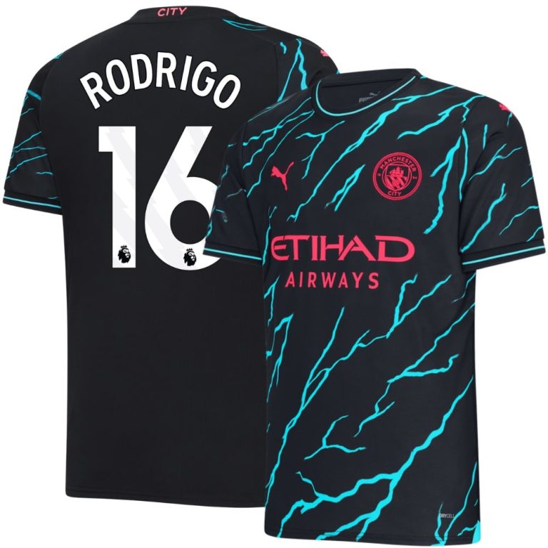 Manchester City 2023 2024 Third Shirt Rodrigo (1)