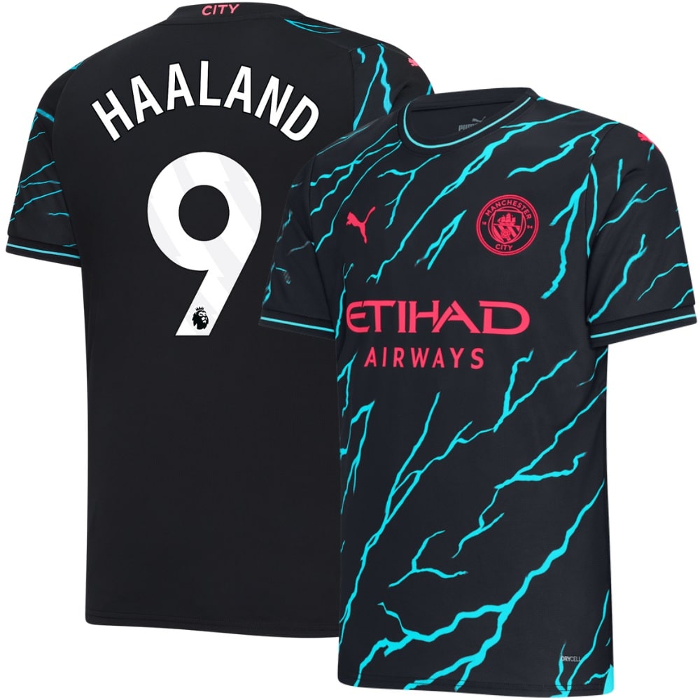 Camiseta Manchester City 2023-2024 Jugador Haaland GENERICO