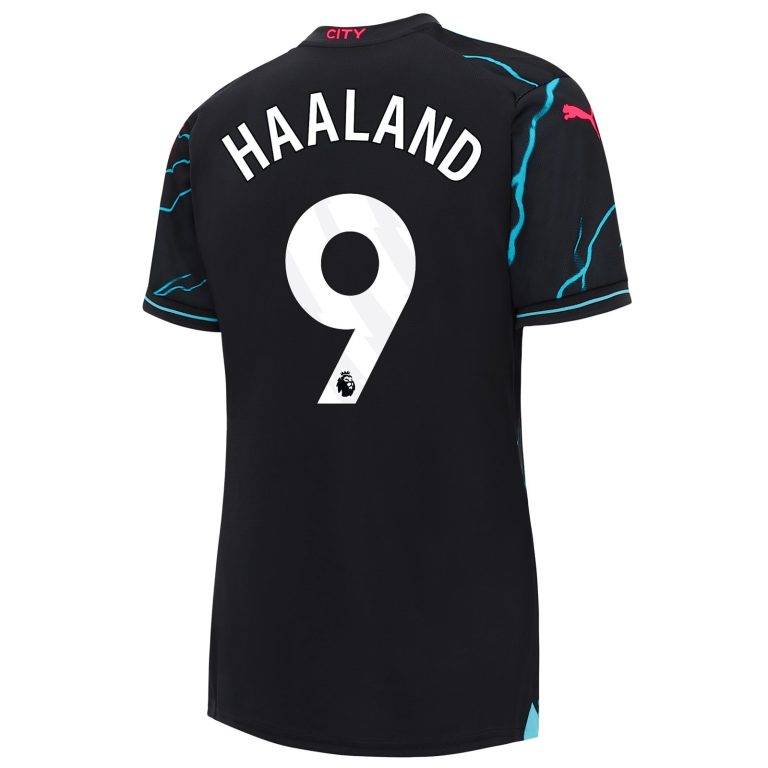 Manchester City Third Shirt 2023 2024 Woman E.Haaland (2)
