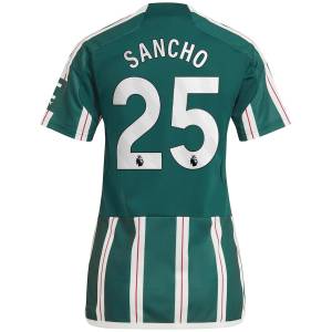 Maillot Manchester United Extérieur 2023 2024 Femme Sancho (2)