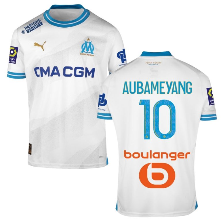 OM Aubameyang Home Shirt 2023 2024 (1)